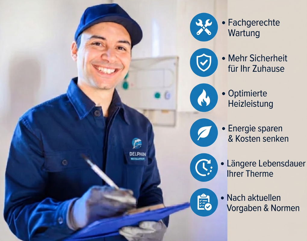 Fachgerechte Heizungswartung und Thermenservice in Wien – Delphin Installateur